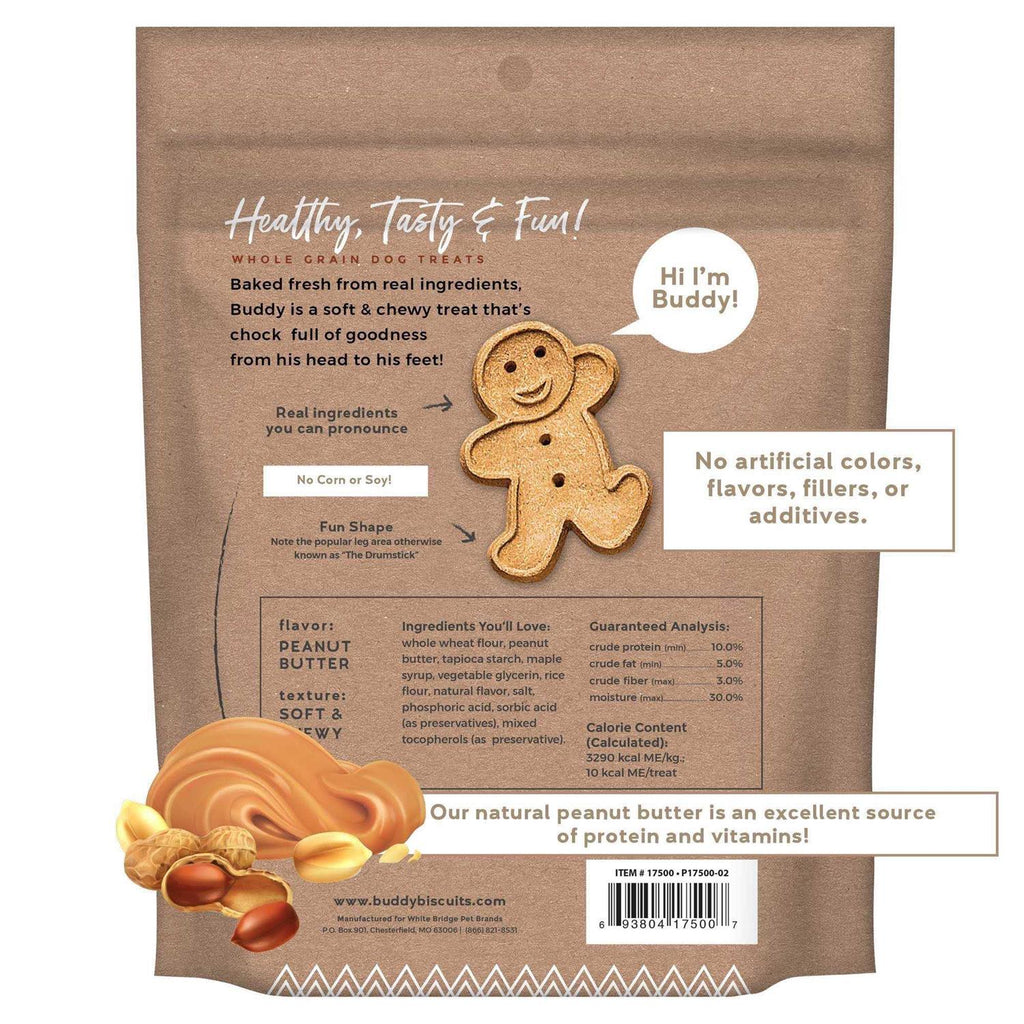 Peanut Butter Soft and Chewy Dog Treats Z232305
