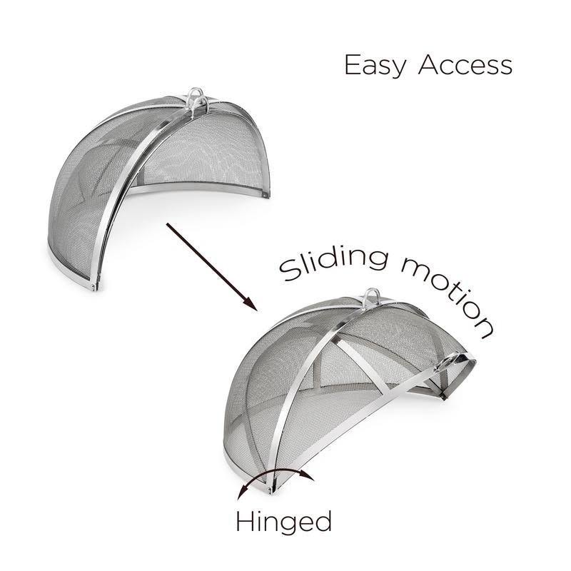 Large Stainless Steel Spark Screen O547