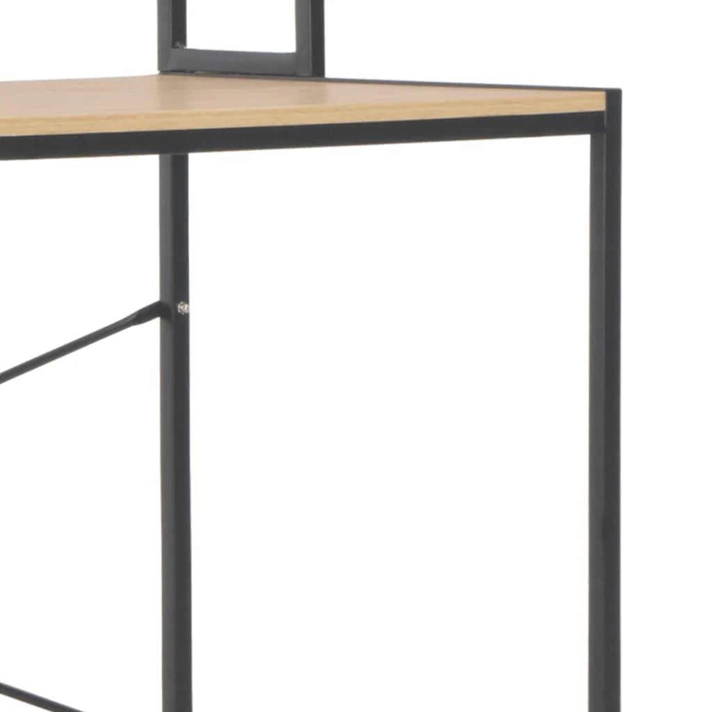 Black and Oak Computer Desk O305972