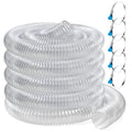 PVC Dust Collection Hose 4 Inch 10 ft Flexible Heavy Clear P6428