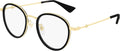 Gold Black 49/21/145 Eyewear Frame X94687
