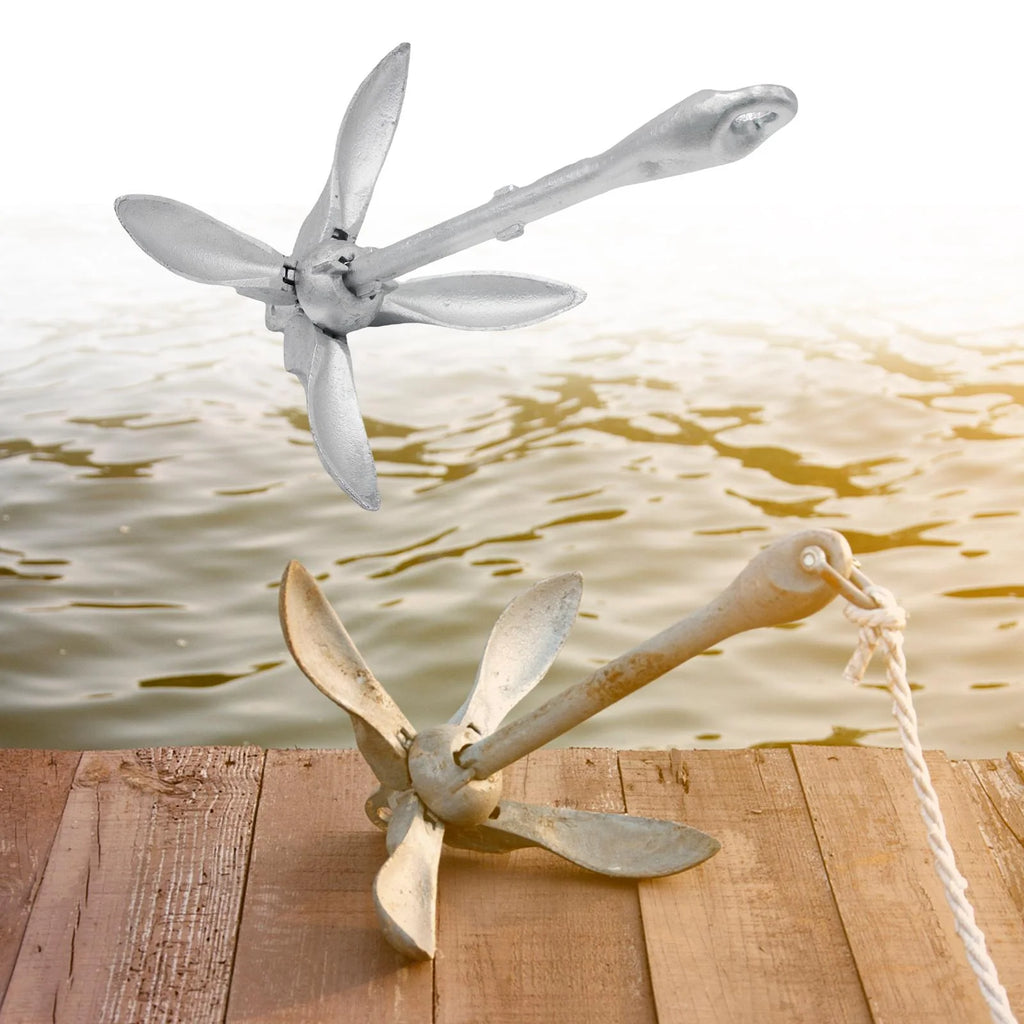 Carbon Steel Grapnel Boat Anchor 1.5KG I510