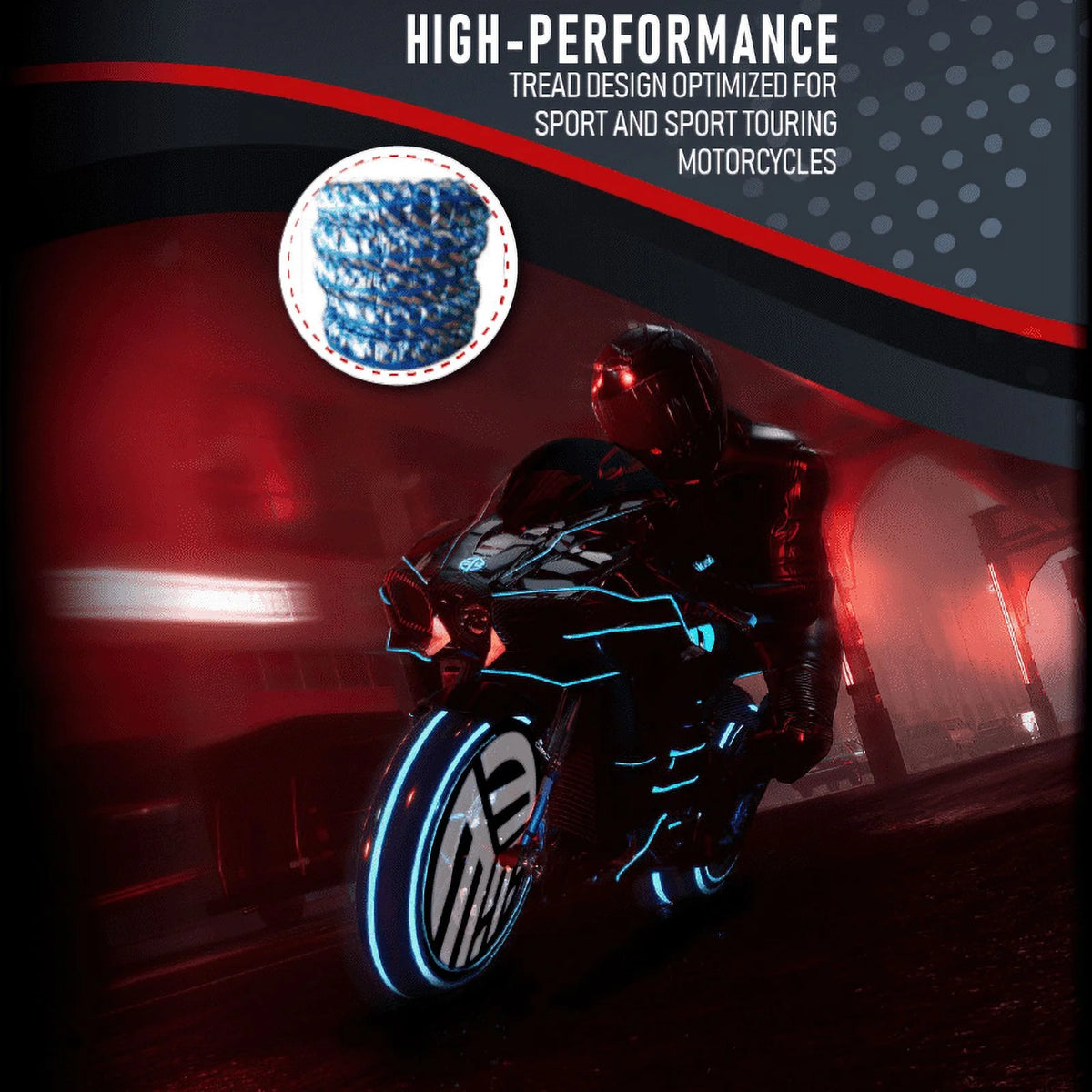 200/55ZR17 Rear Motorcycle Tire 75W H62212