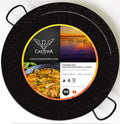 22 Inch Enamelled Carbon Steel Paella Pan V86872