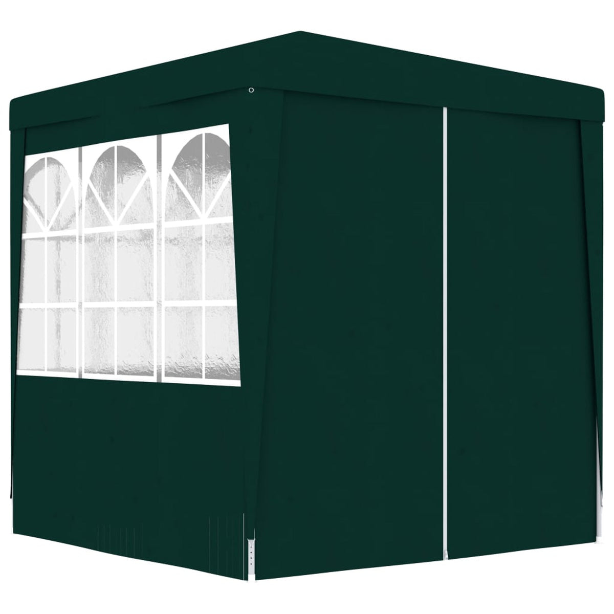 Green Party Tent with Side Walls Outdoor Gazebo Canopy 6.6ft x 6.6ft x 7.9ft D260799