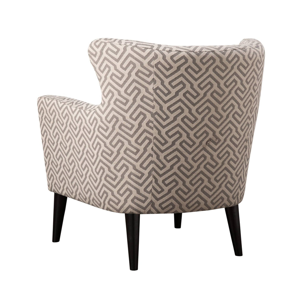 Grey Concave Club Chair Y6039