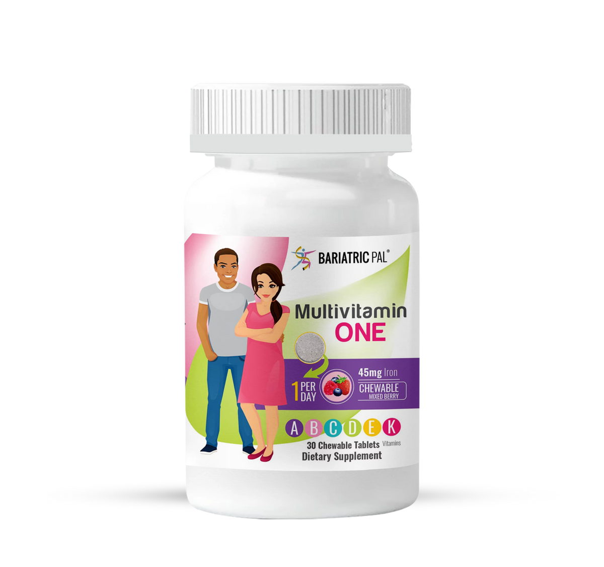 6-Month Supply Chewable Multivitamin with Iron and Calcium Citrate F92009