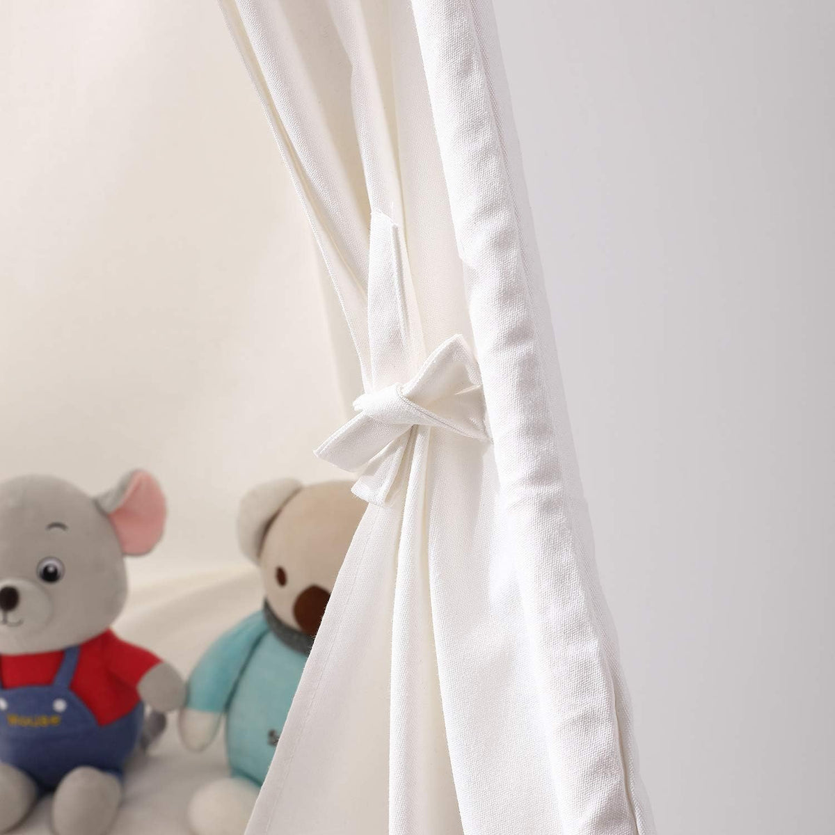 6 Feet Kids Teepee Play Tent with Carrying Bag Y22574