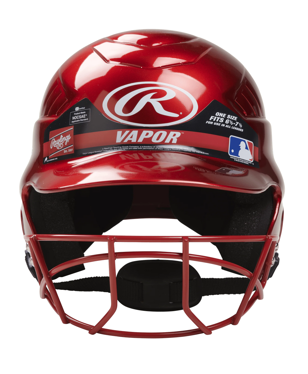 Matte Black Adult Batting Helmet V7609
