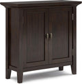 32 inch Wide Rustic Low Storage Cabinet with 2 Doors S86975