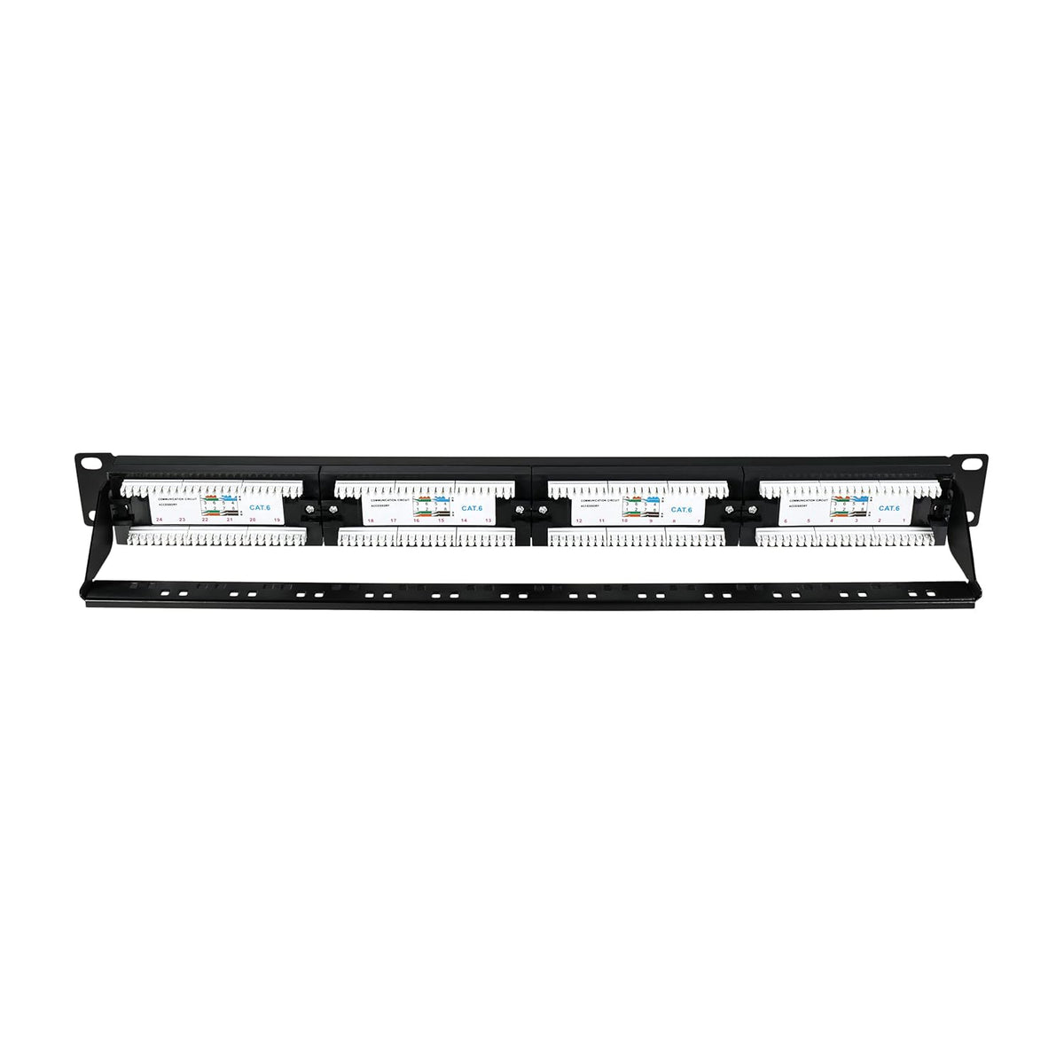 48 Port Cat6 Patch Panel, 19 inch 1U Y197701