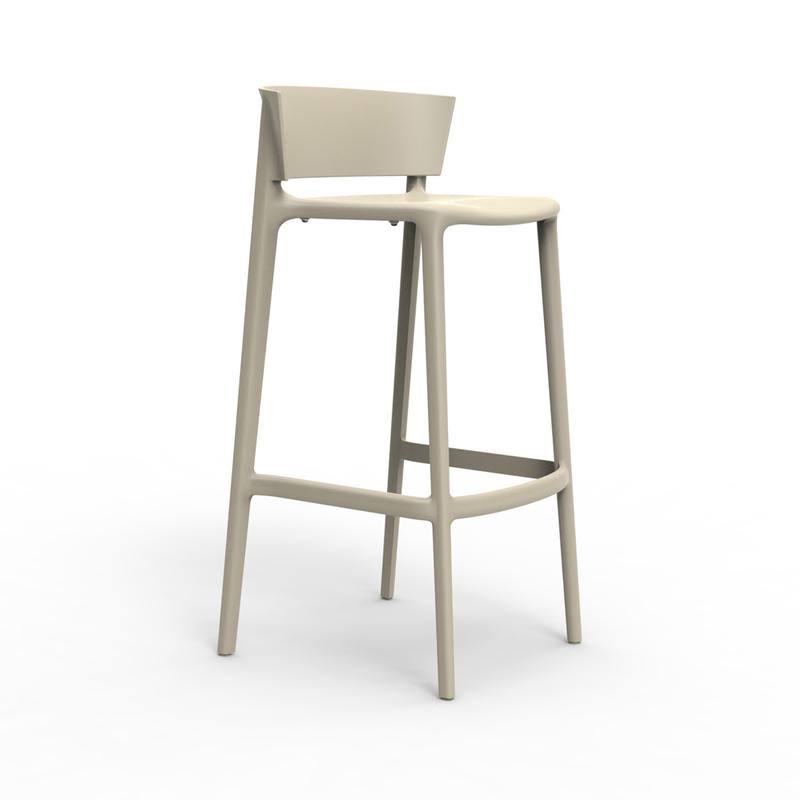 Red Patio Bar Stool X54585