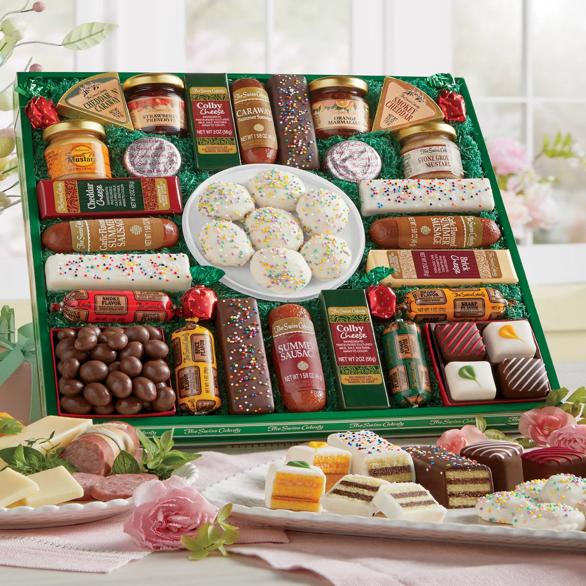 27 Favorites Assorted Chocolates, Sausage Meats, Cheese Blocks, and Spreadables G816