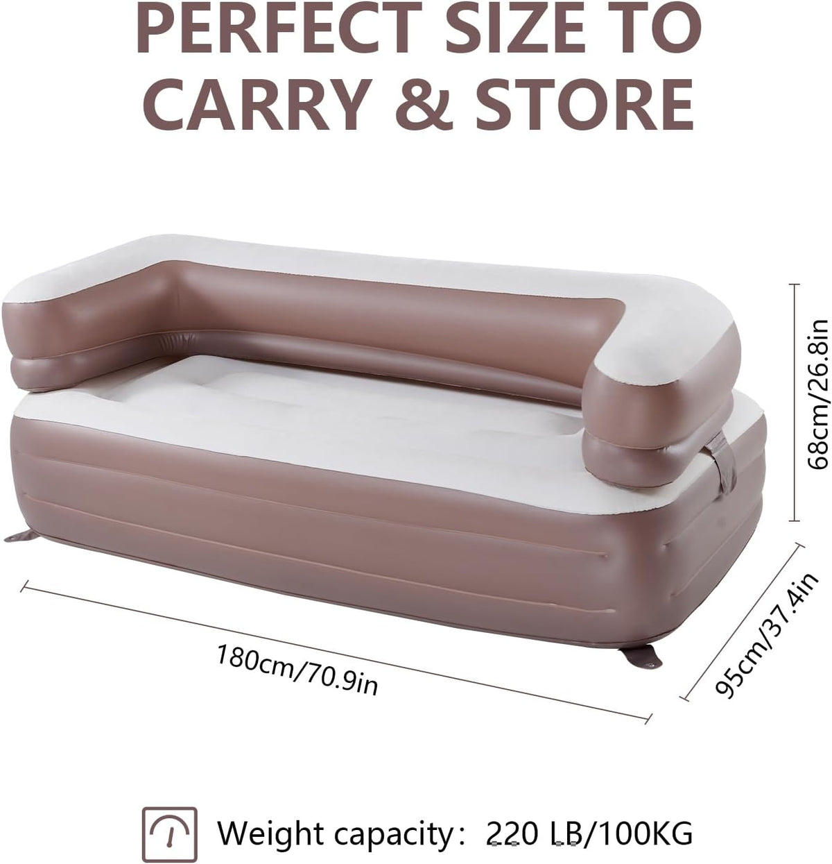 White Inflatable Sofa X458