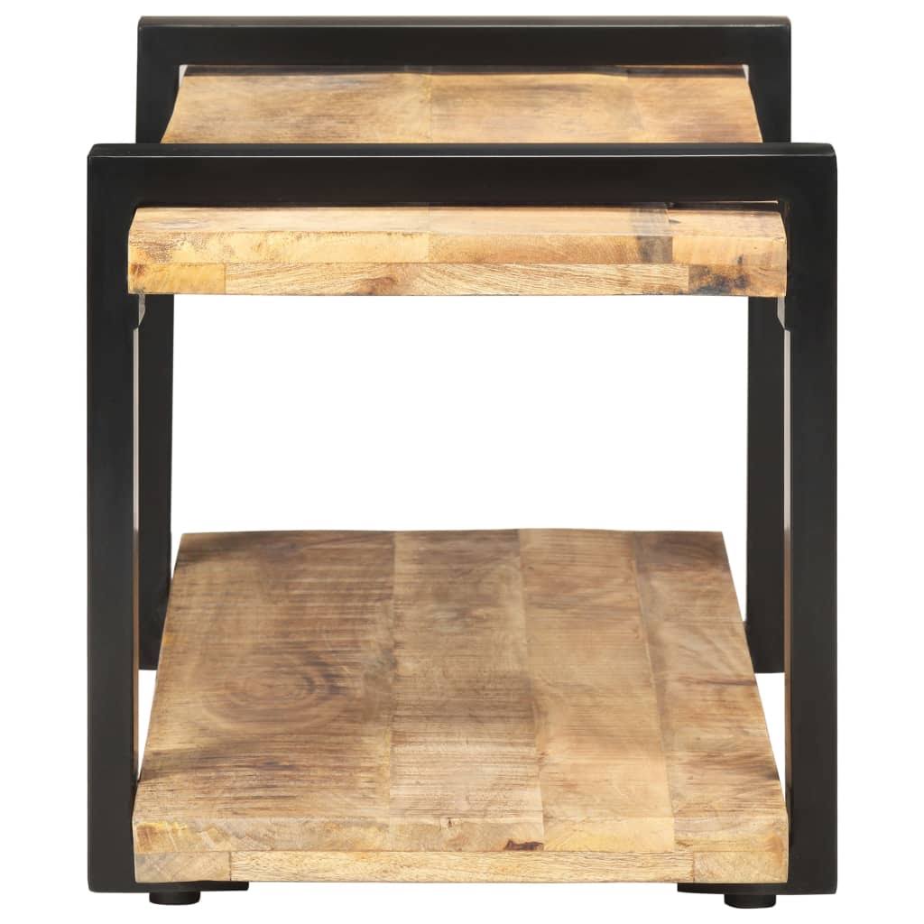 Solid Acacia Wood TV Cabinet O153897