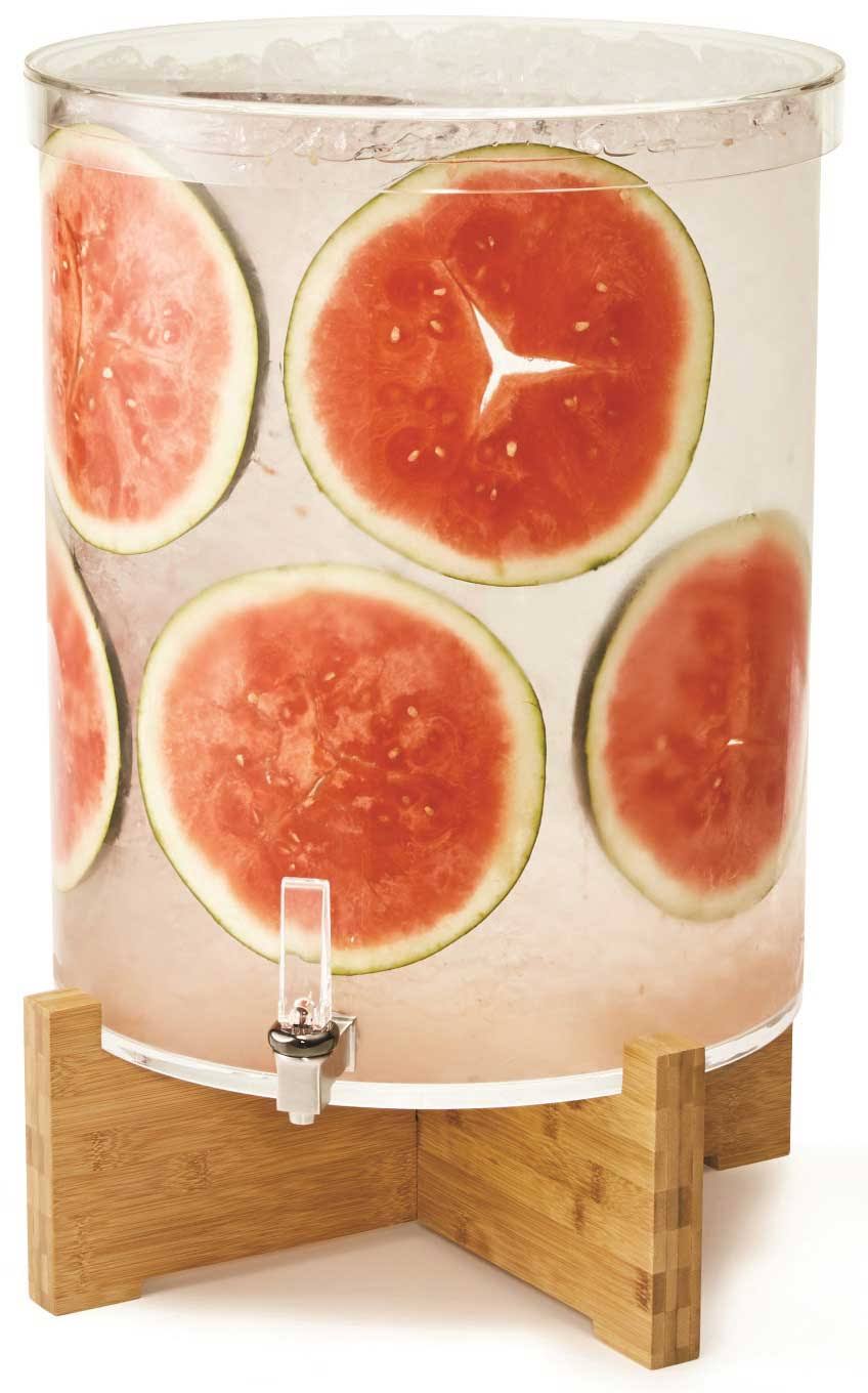 14 Gal Beverage Dispenser with Bamboo Base G4311