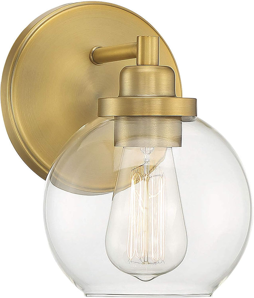 Warm Brass 1 Light Bath X611013