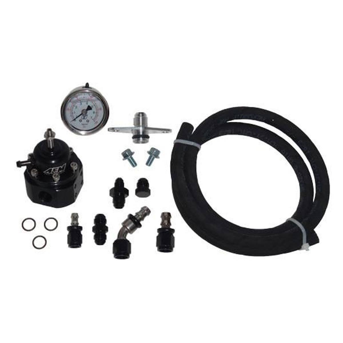 Fuel Pressure Kit with AEM Regulator and Push Lock Hose I97968
