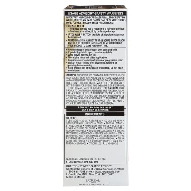 1 Each (Pack of 2) Ultra Light Ash Brown Hair Color G124