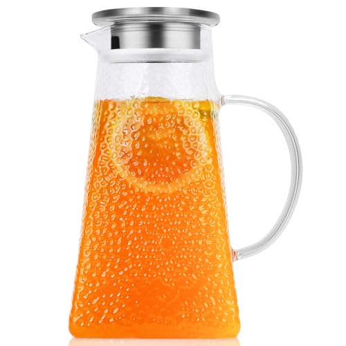 105OZ Borosilicate Glass Pitcher with Lid K180