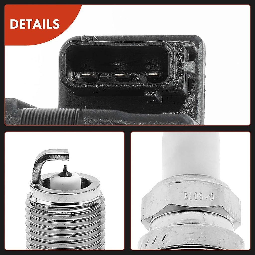 Set of 6 Ignition Coil Pack and Iridium Spark Plugs T58085