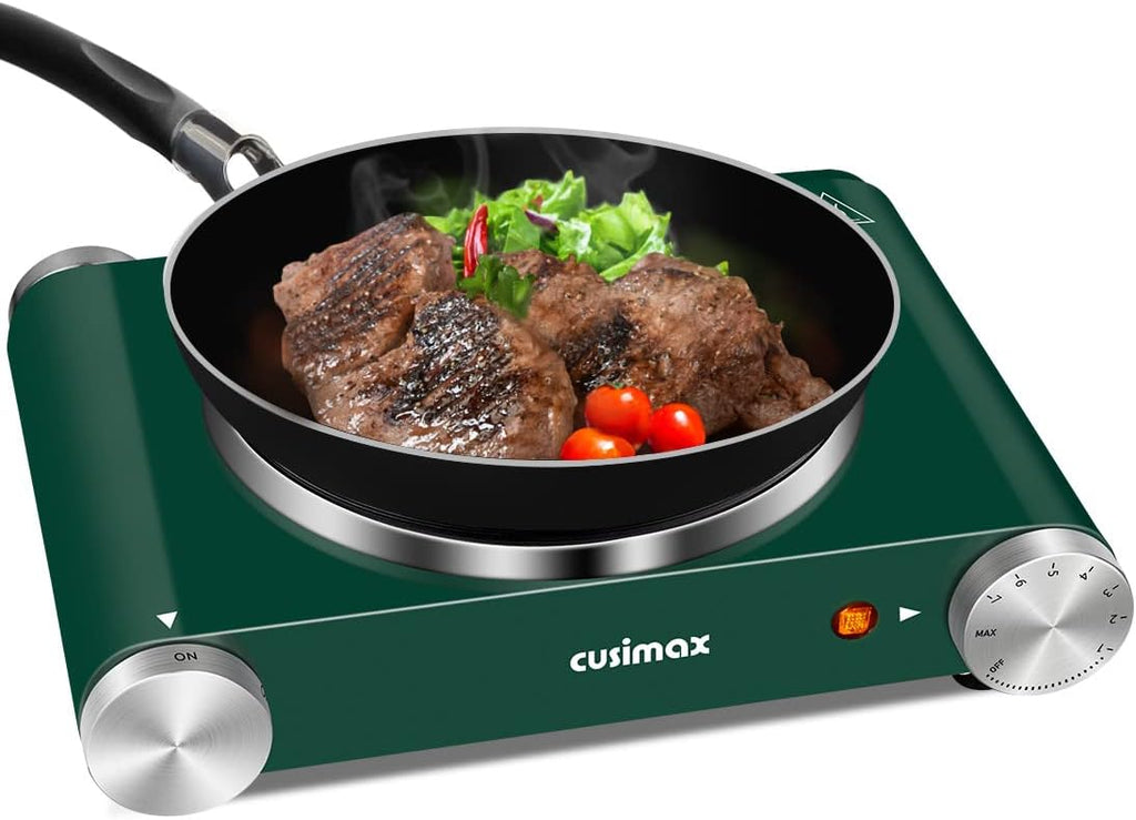 Electric Burner Hot Plate with Adjustable Temperature Control, Stainless Steel R698