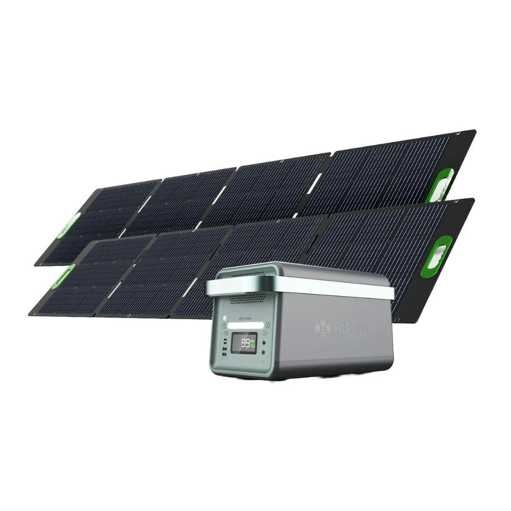 Portable Solar Generator 330W with 100W Solar Panel J870
