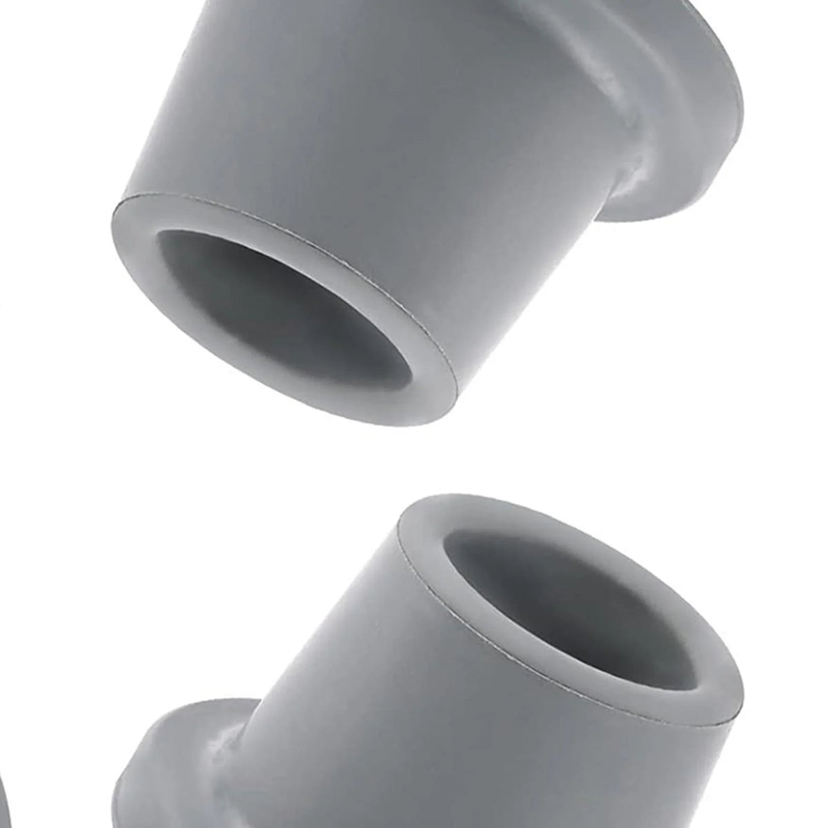 8x Shower Chair Feet Gray Rubber F690
