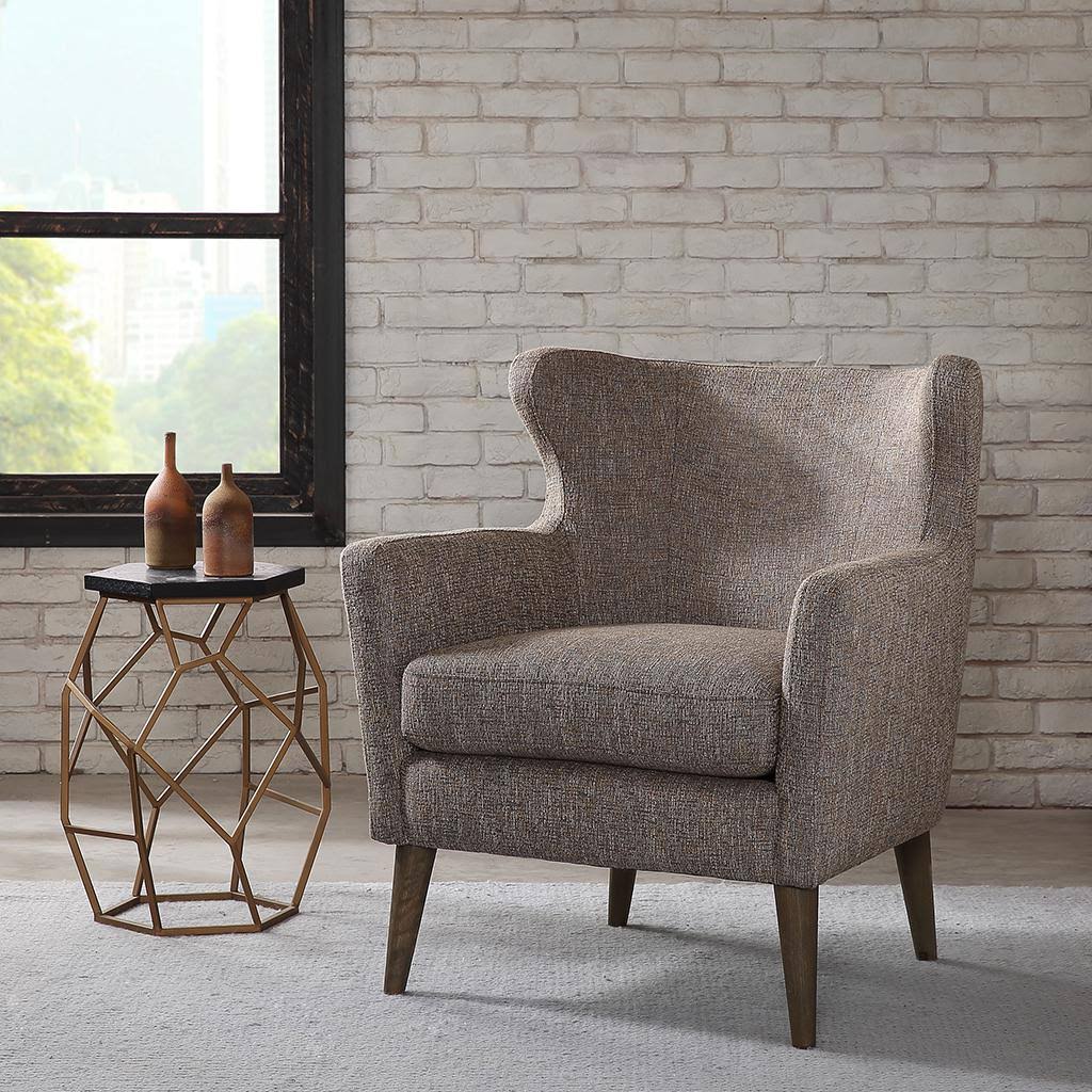 Grey Concave Club Chair Y6039