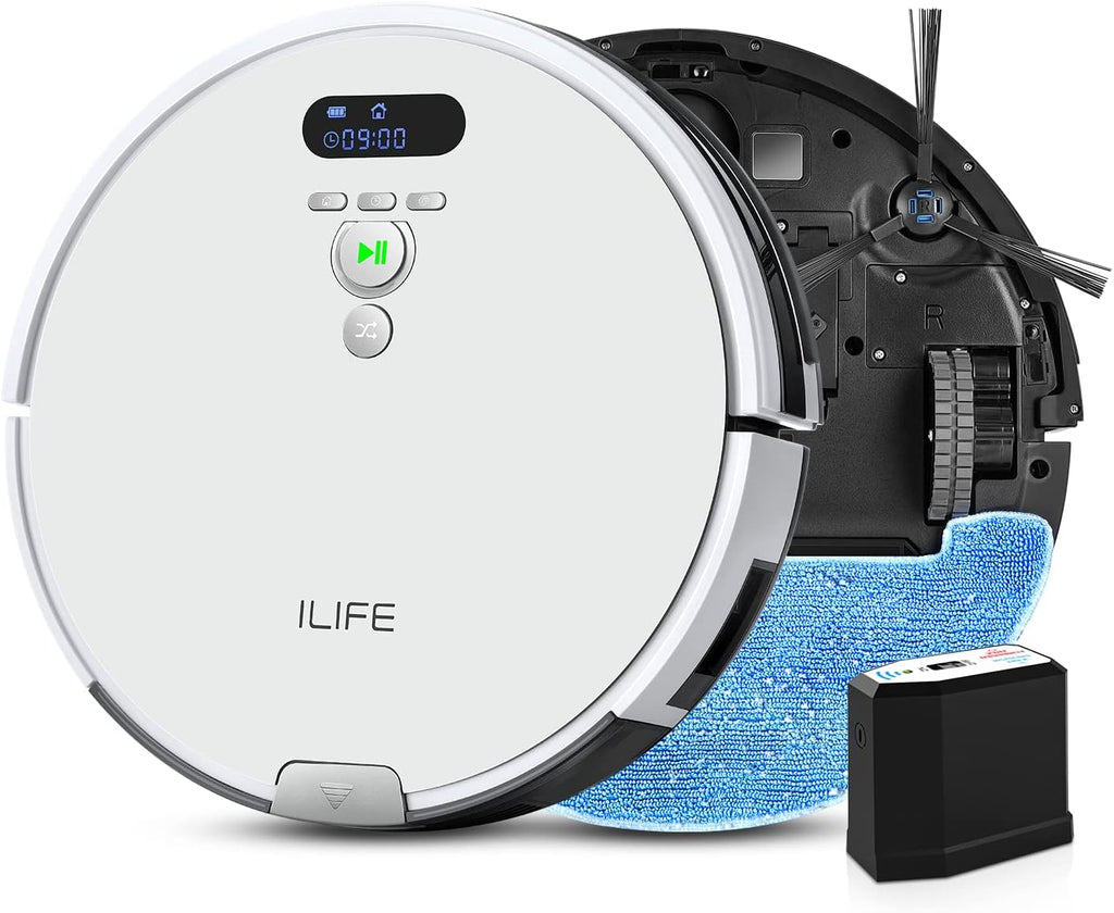 Robot Vacuum and Mop Combo with 750ml Dustbin P358904