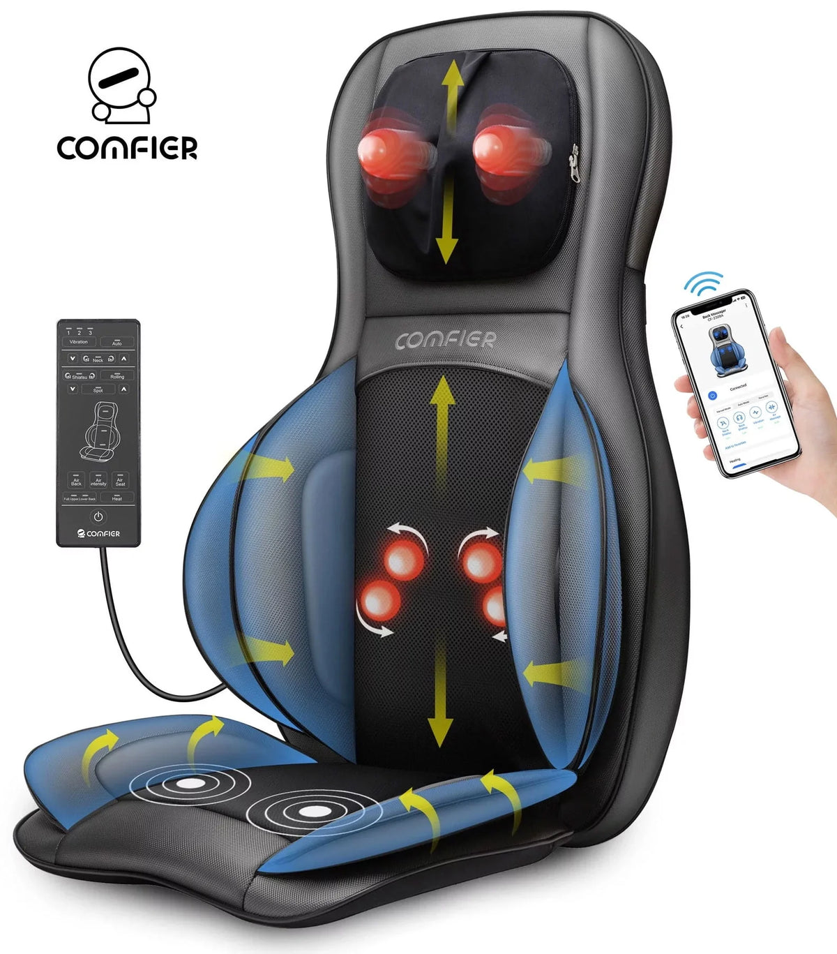 Shiatsu Neck Back Massager with Heat N217