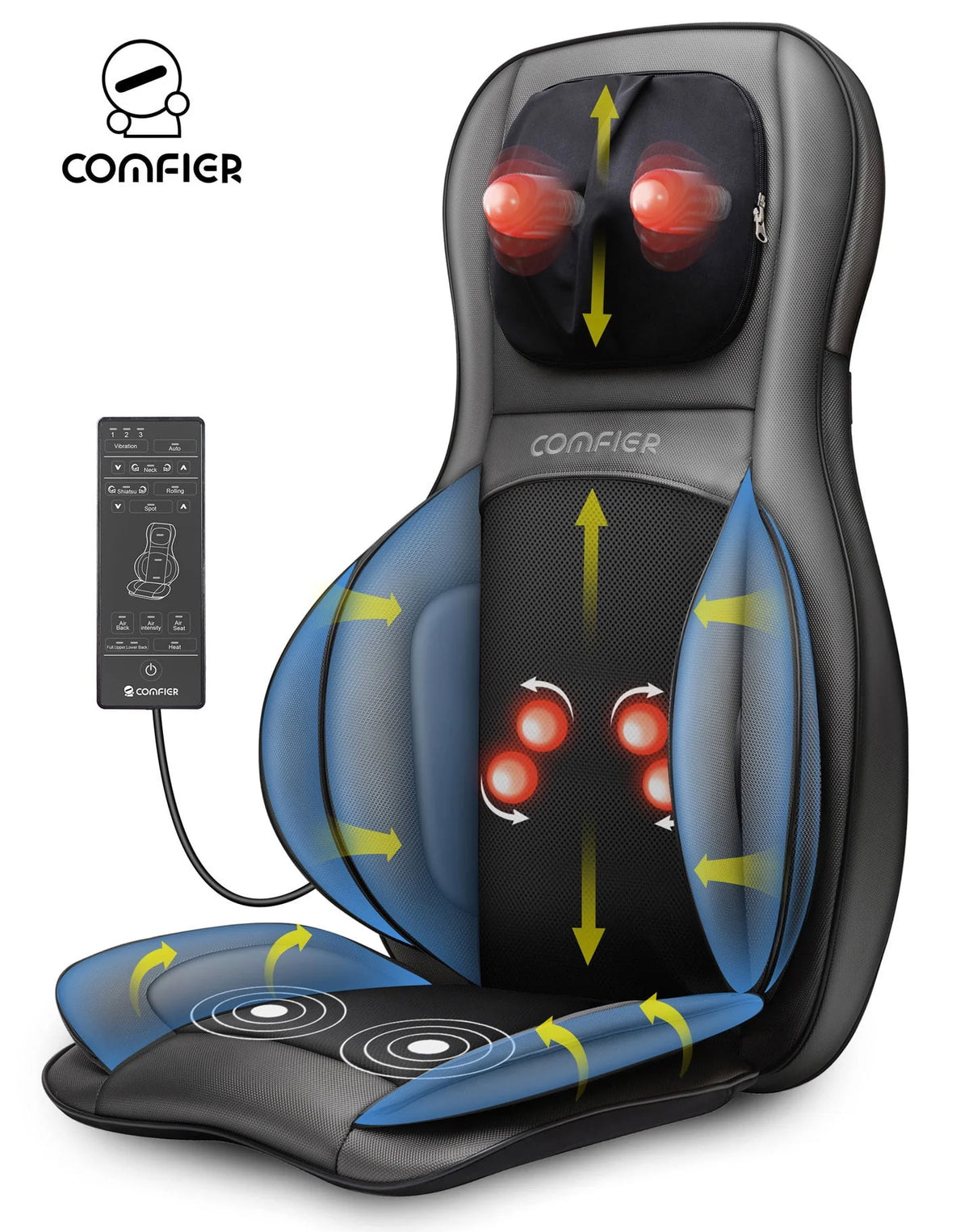 Shiatsu Neck Back Massager with Heat N217