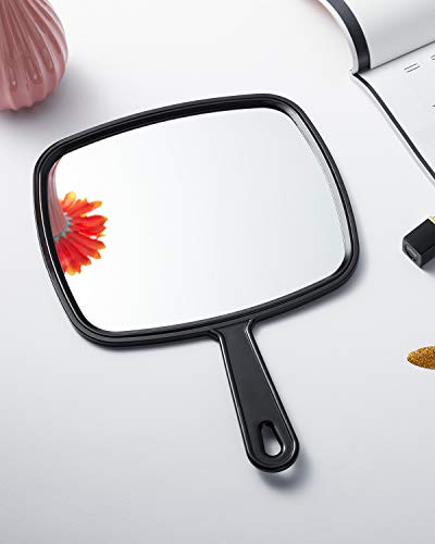 Large Hand Mirror with Handle M42066