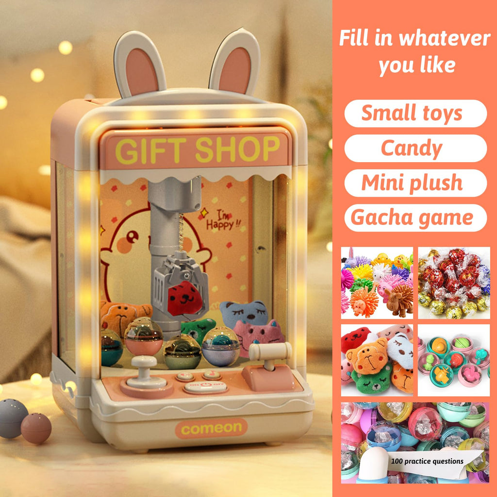 Mini Claw Machine for Kids Candy Vending Machine Toy X429