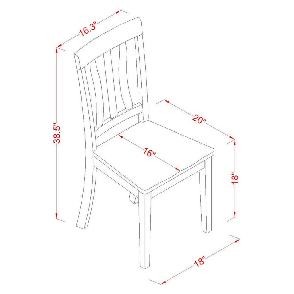 7 Piece Dining Table Set with 6 Chairs K50374