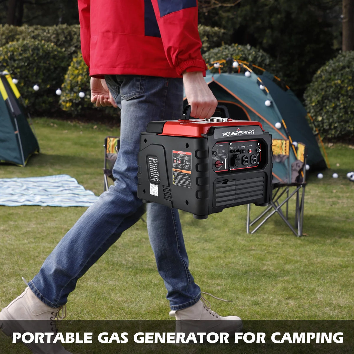1500 Watt Portable Gas Power Inverter Generator E5054