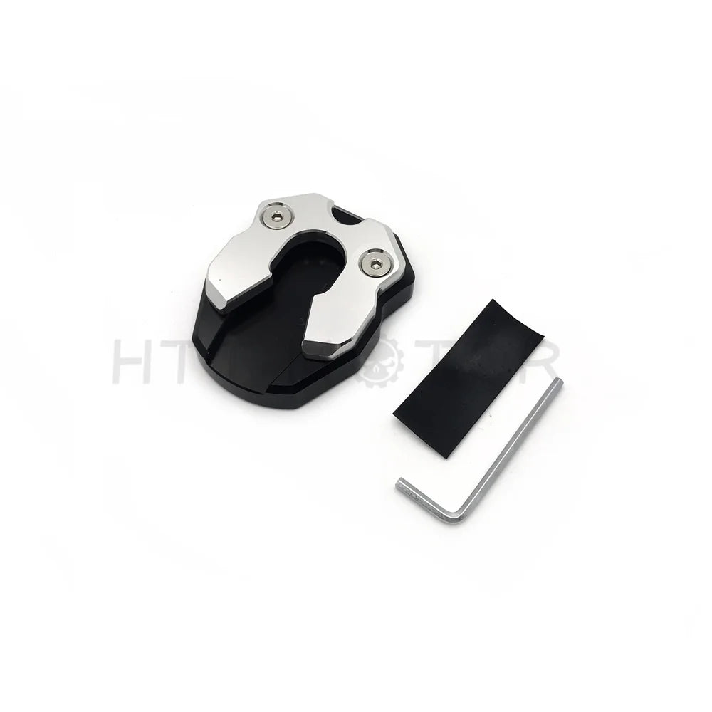 Black CNC Sidestand Foot Plate Kickstand Pad Y823137