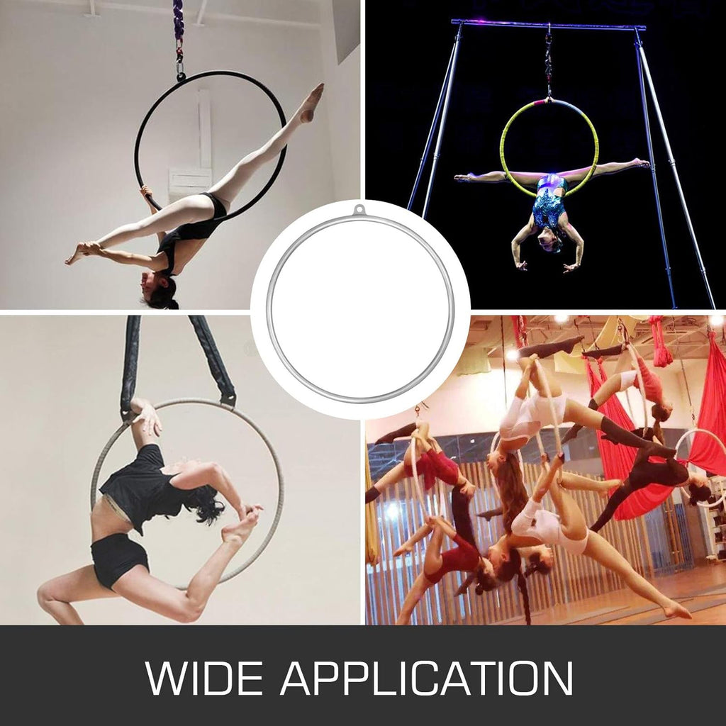 Silver Stainless Aerial Hoop with Accessories K65080