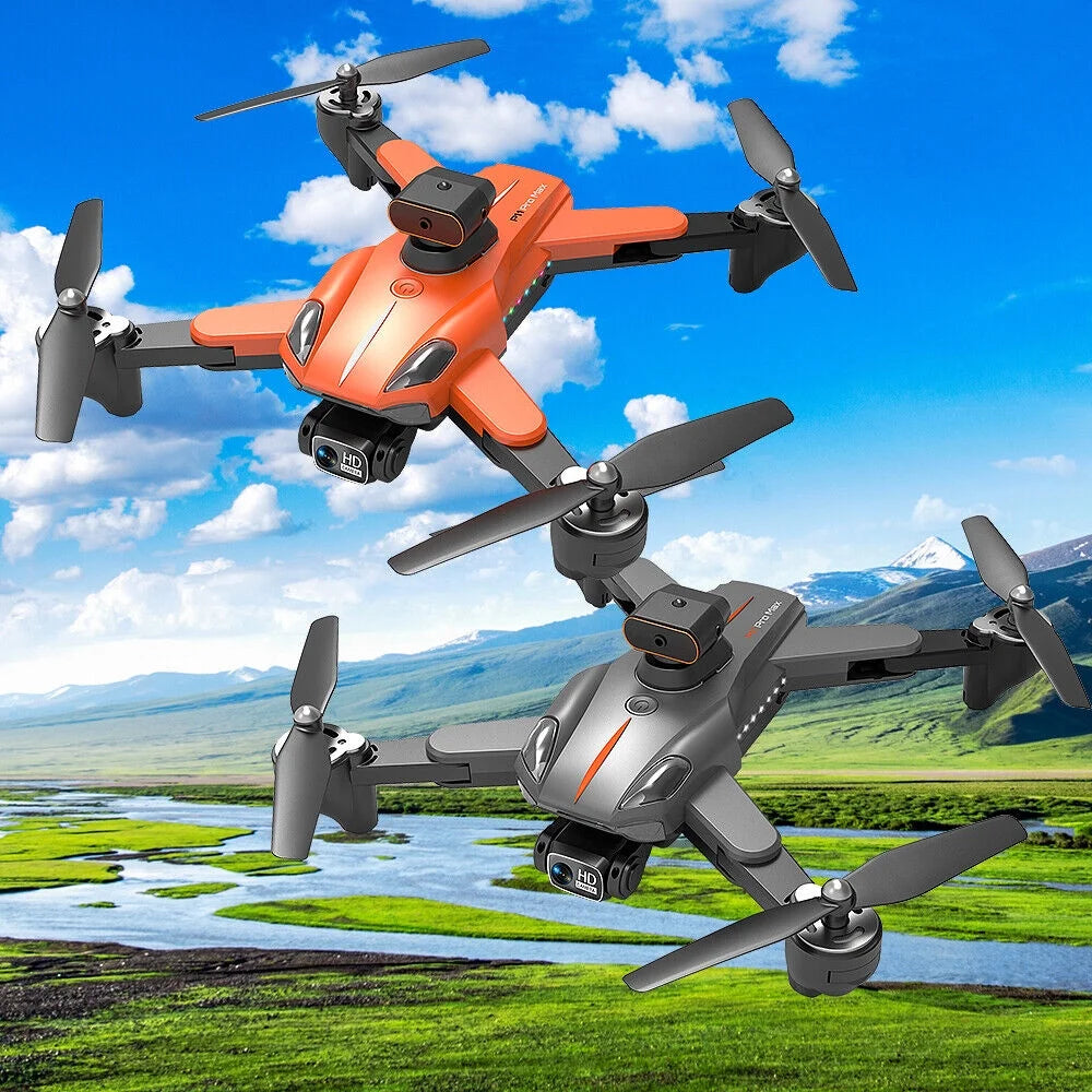 Orange Foldable 8K Dual Camera Drone M75838