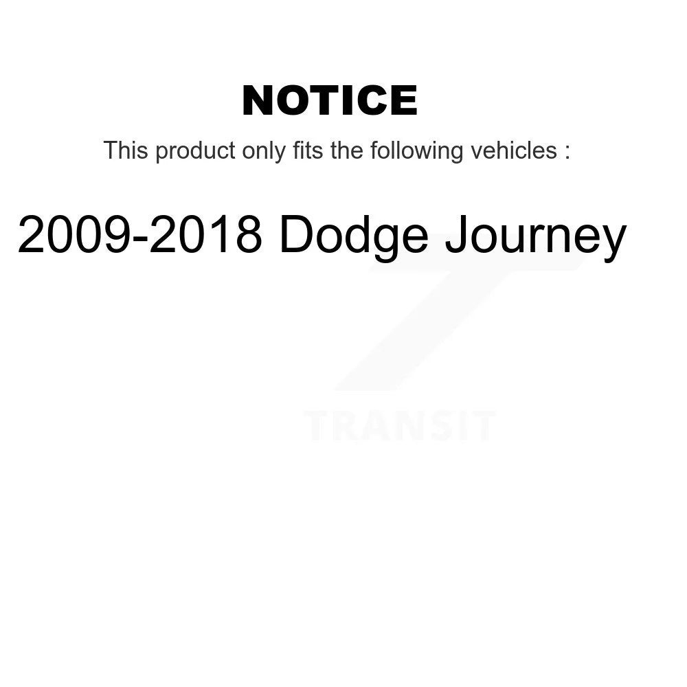 Front Strut And Link Kit For 2009-2018 Dodge Journey H978