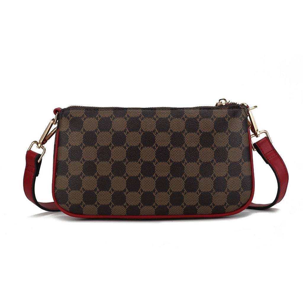 Black Crossbody Handbag 3-Piece Set J407695