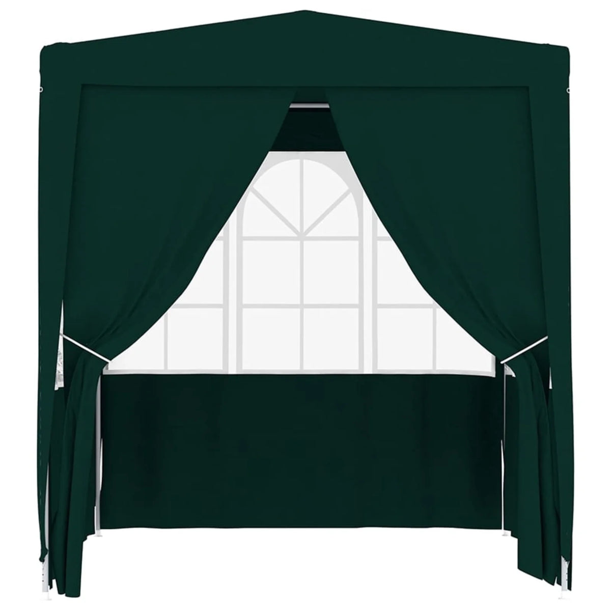 Green Party Tent with Side Walls Outdoor Gazebo Canopy 6.6ft x 6.6ft x 7.9ft D260799