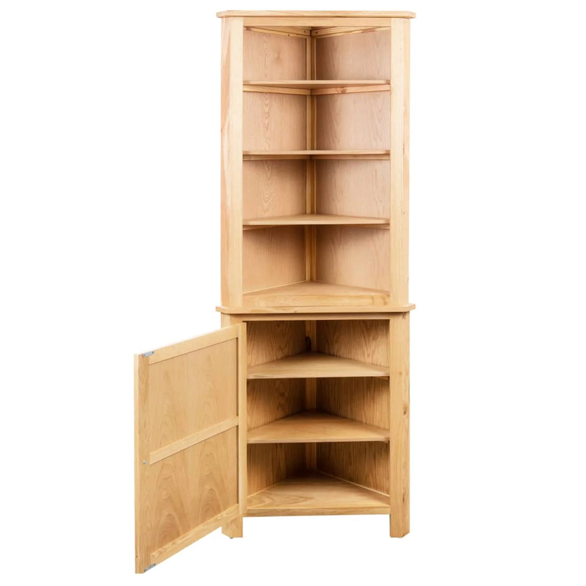 Solid Oak Wood Corner Cabinet G199600
