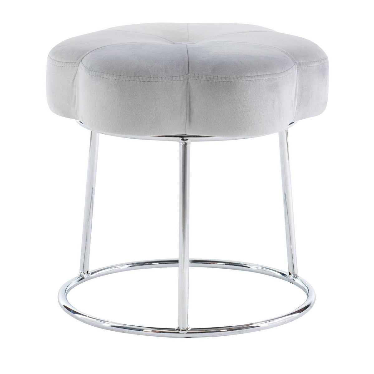 Gray Accent Vanity Stool H123963