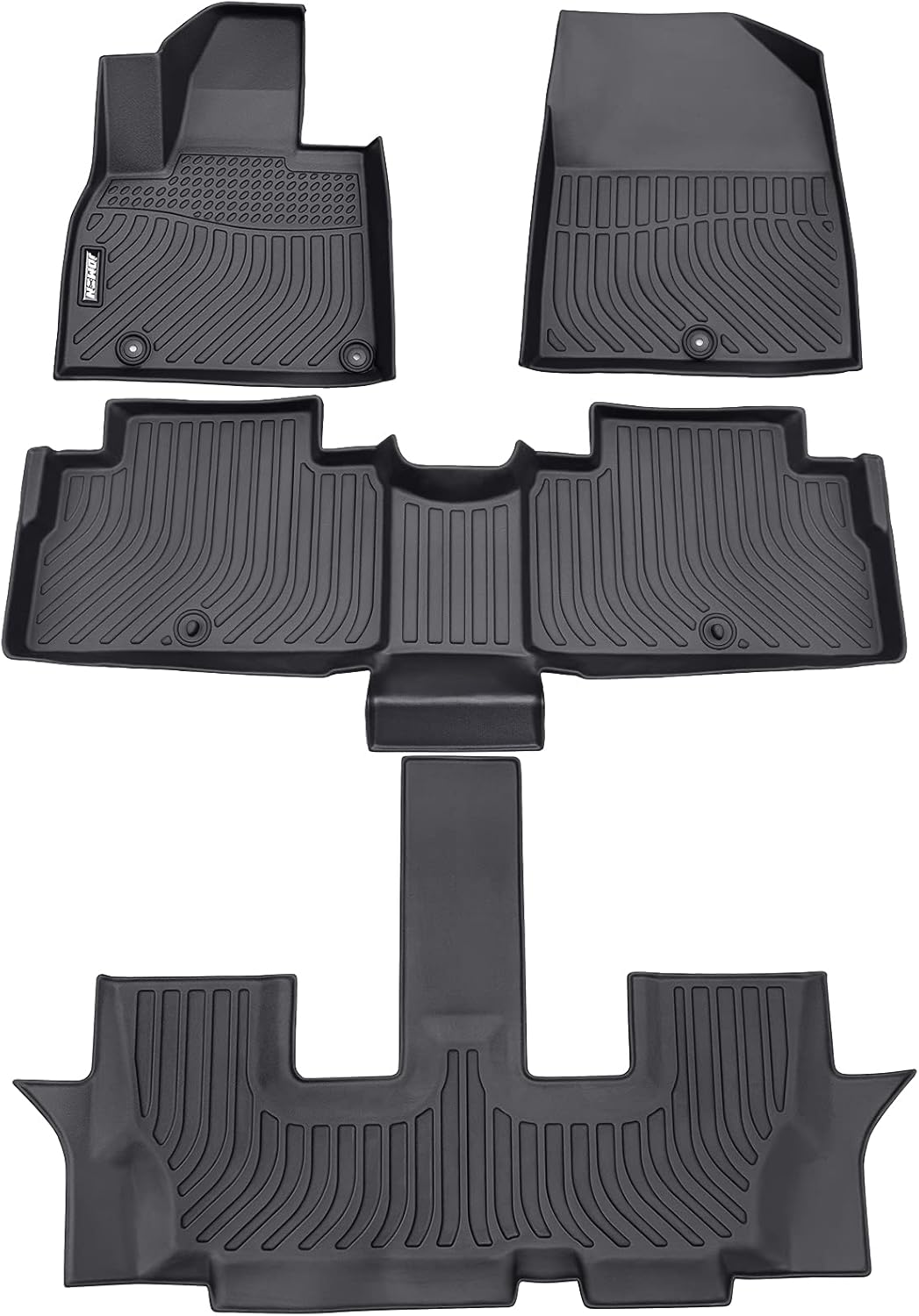 Black Custom Fit Car Floor Liner Set G847951