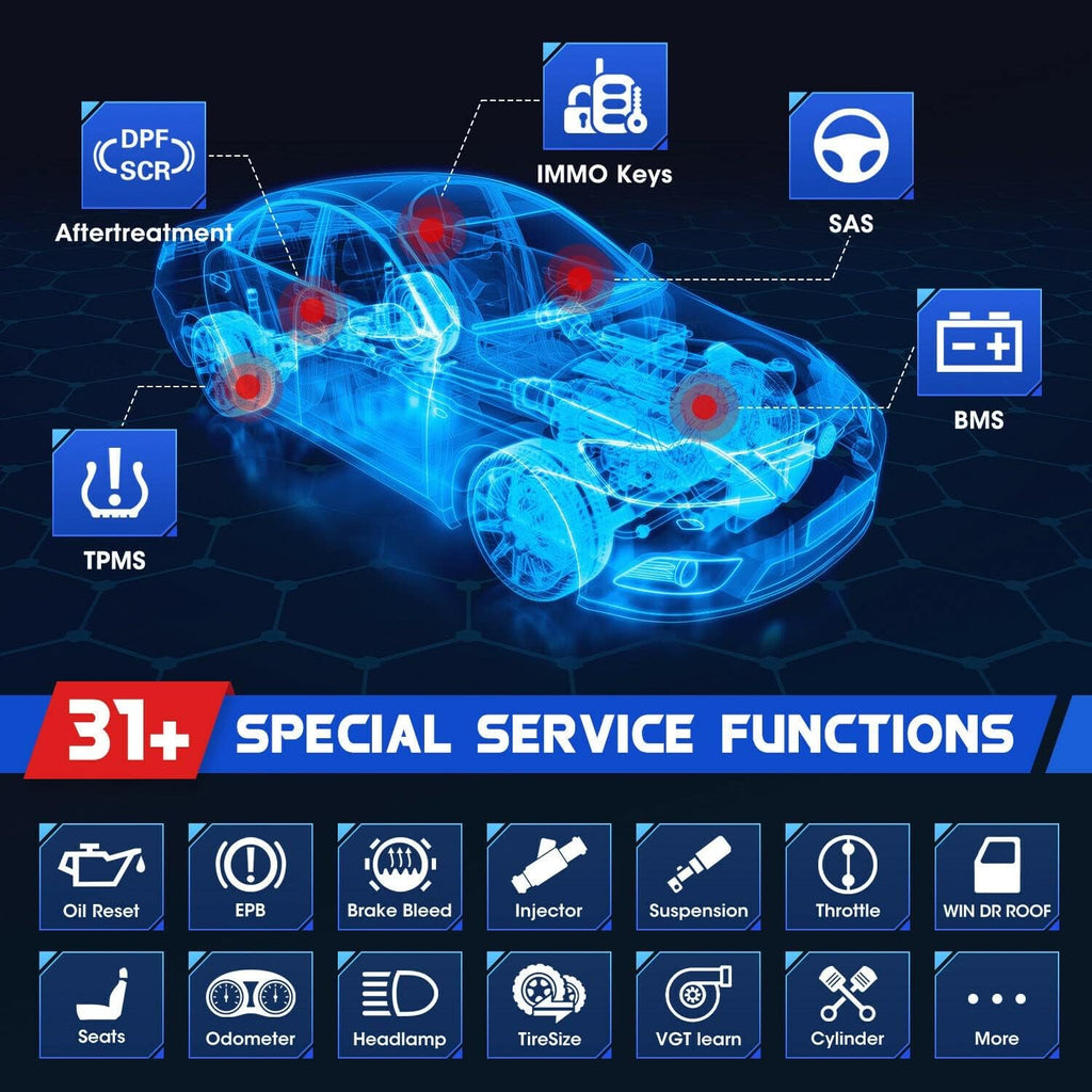 Bi-Directional Diagnostic Scan Tool with ECU Programming V61018