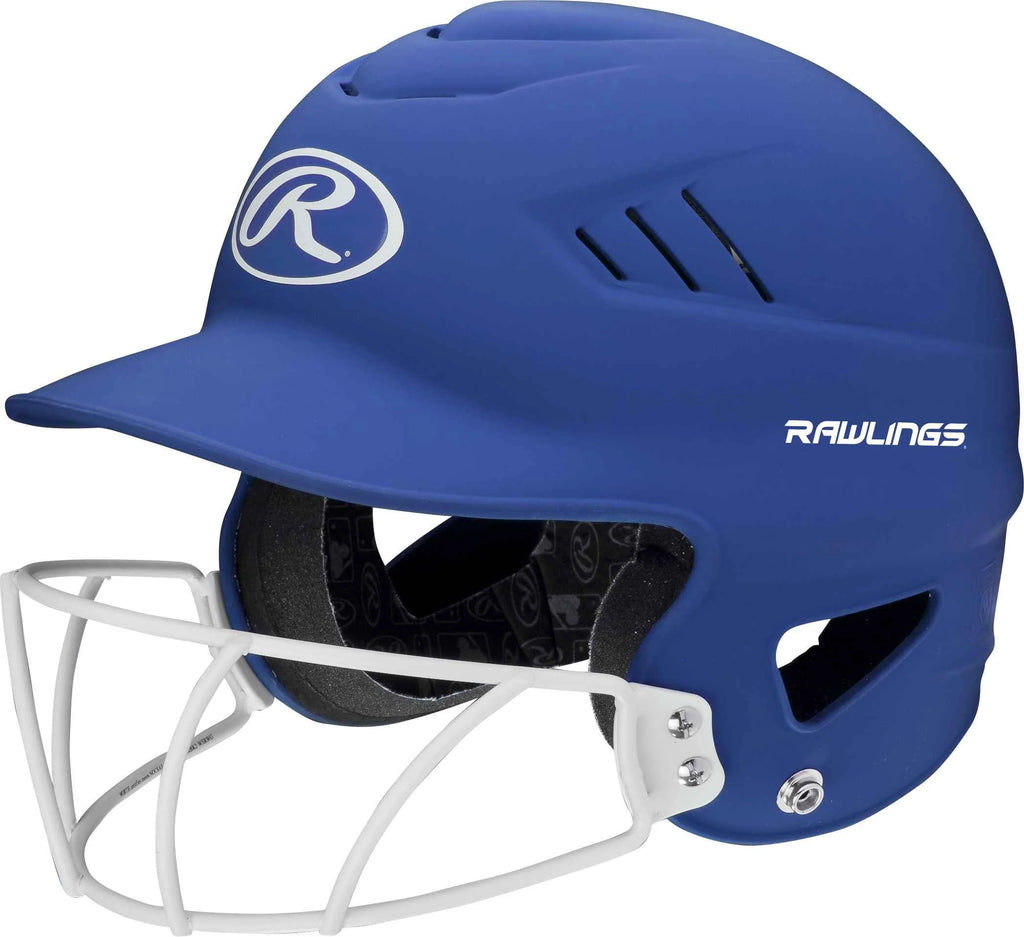 Matte Black Adult Batting Helmet V7609