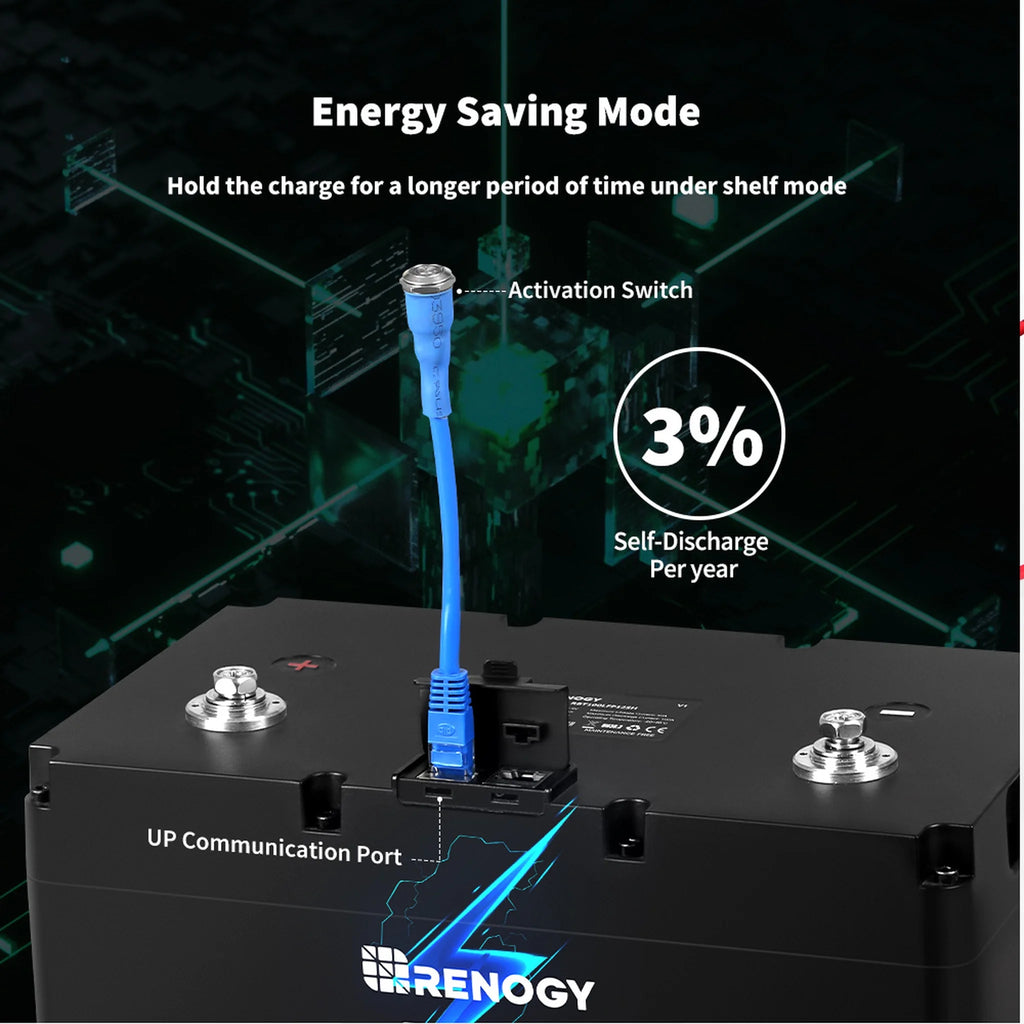 12V 100Ah LiFePO4 Deep Cycle Lithium Battery H303