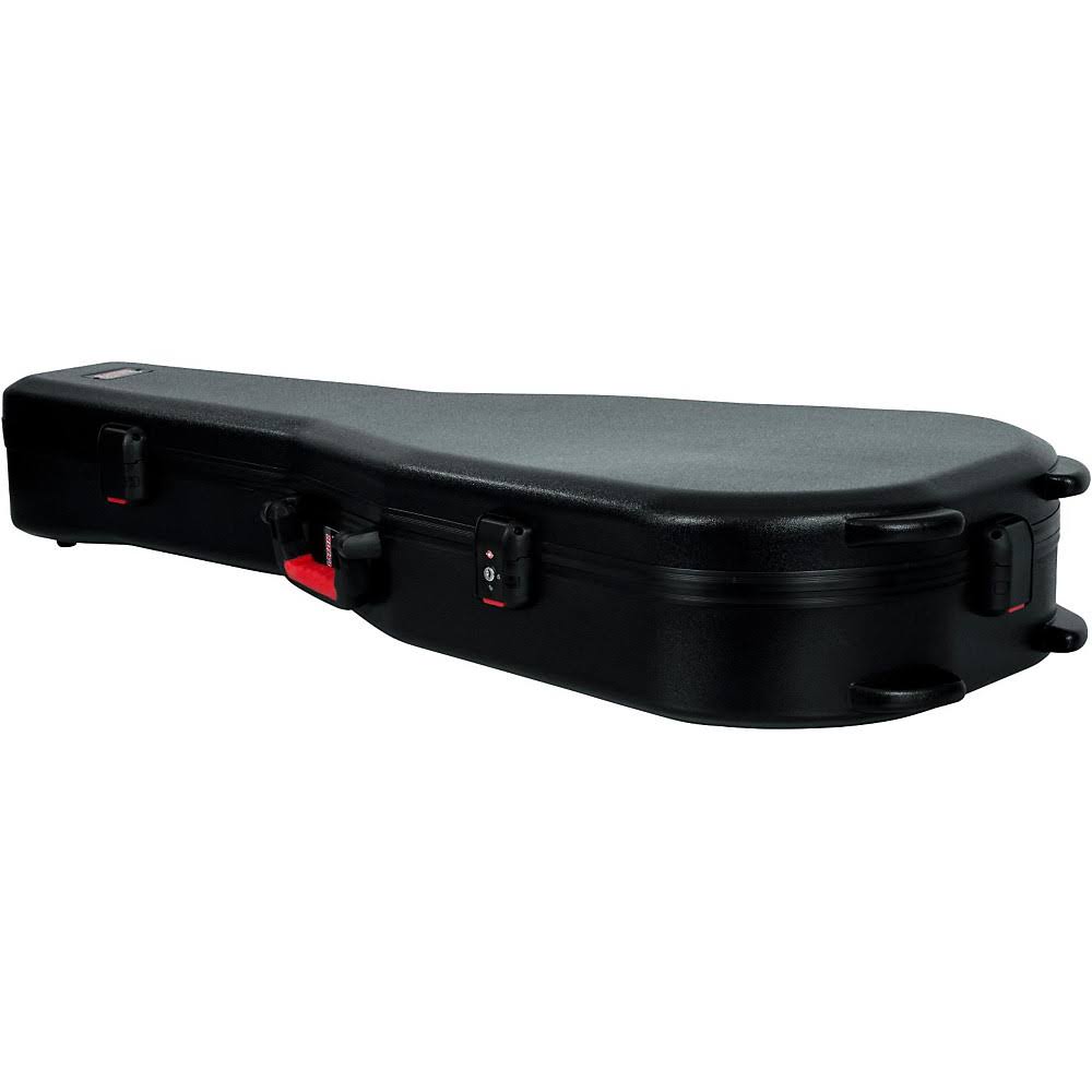 Black Molded Acoustic Guitar Case X338