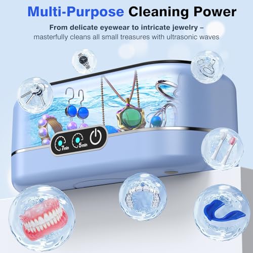 50KHz Ultrasonic Jewelry Cleaner with 304 Stainless Steel D37601